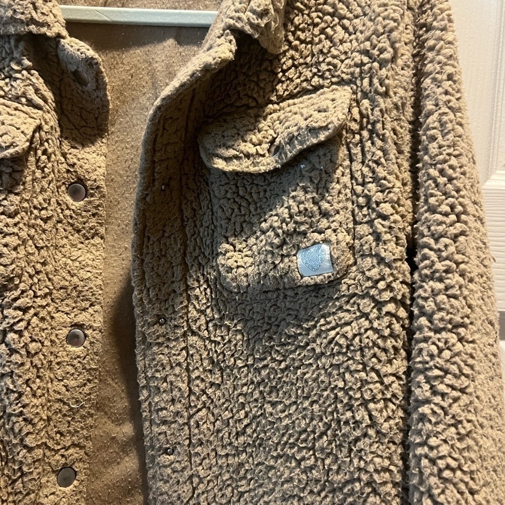Epic Threads Tan Sherpa Jacket - Picture 2 of 4